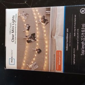Mainstays 100-count Clear Mini Lights